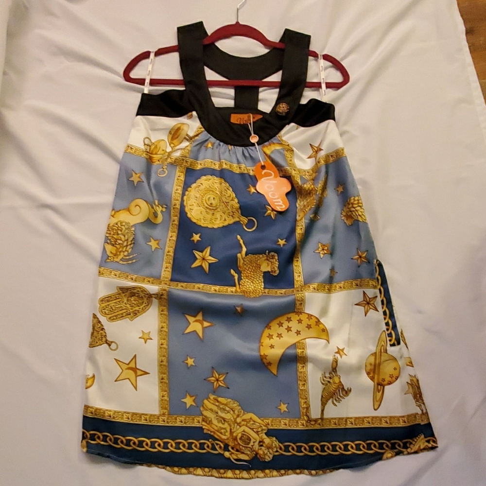 Posh silk tunic dress/ shirt